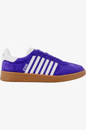 Dsquared2 Sneakers in suede con bande in pelle - - gender_Man