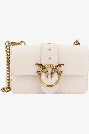 Pinko Borsa a tracolla in pelle con iconica fibbia love birds - - gender_Woman
