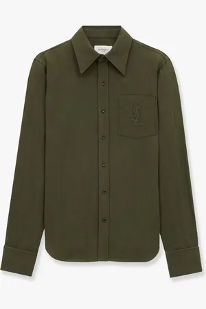 Saint Laurent Camicia cassandre in lino e cotone - - gender_Woman