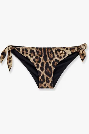 Dolce & Gabbana Slip bikini in nylon con dettaglio logo in metallo - - gender_Woman