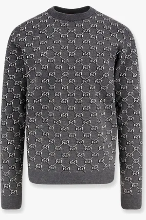 Gucci Maglia in lana con motivo gg all-over - - gender_Man
