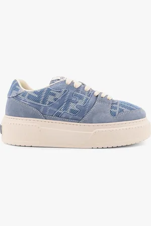 Fendi Sneakers low-top match in canvas e suede - - gender_Woman