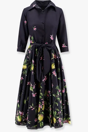 Lavi Abito chemisier spritz in cotone con stampa multicolor - - gender_Woman