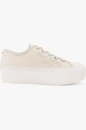 Jimmy Choo Sneakers low-top in canvas palma maxi con plateau - - gender_Woman