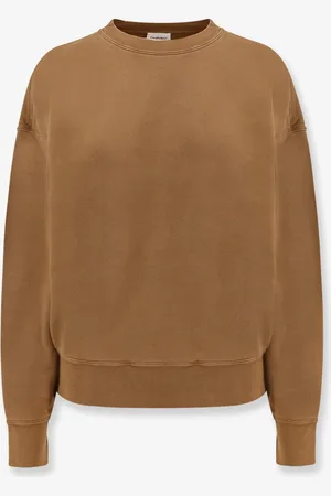 Saint Laurent Felpa in cotone certificato con etichetta logata - - gender_Woman