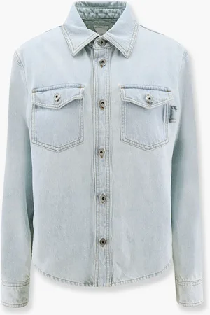 Bottega Veneta Camicia in denim lavaggio extra bleach - - gender_Woman