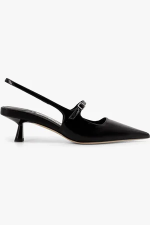 Jimmy Choo Slingback in pelle verniciata con monogramma posteriore - - gender_Woman