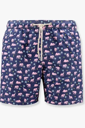 MC2 SAINT BARTH Boxer mare in nylon riciclato con stampa padel elephant - - gender_Man