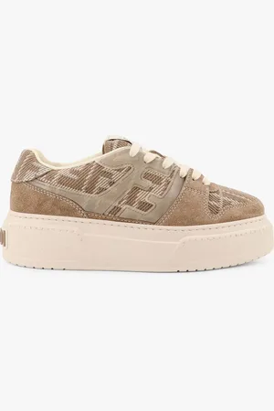 Fendi Sneakers low-top match in canvas e suede - - gender_Woman