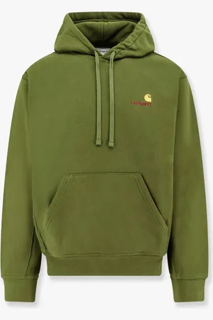 Carhartt Felpa american script in misto cotone con logo ricamato - - gender_Man