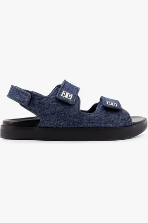 Givenchy Sandali strap flat in denim - - gender_Woman
