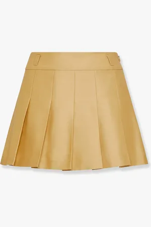 MVP Wardrobe Gonna mini a pieghe in cotone e seta con shorts - - gender_Woman