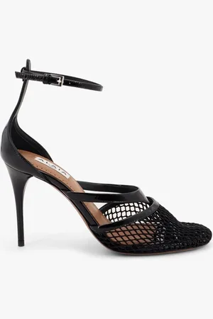 Alaïa Sandali infradito in rete e vernice - - gender_Woman