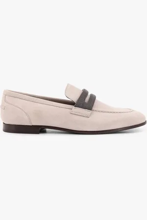 Brunello Cucinelli Mocassino in suede con iconico dettaglio monili - - gender_Woman