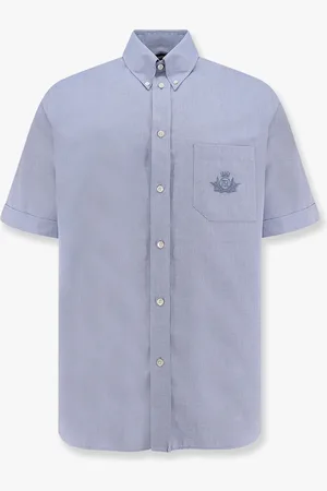 Fendi Camicia oxford con ricamo crest - - gender_Man