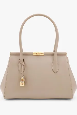 Dolce & Gabbana Borsa a mano marlene in pelle con dettaglio charm frontale - - gender_Woman