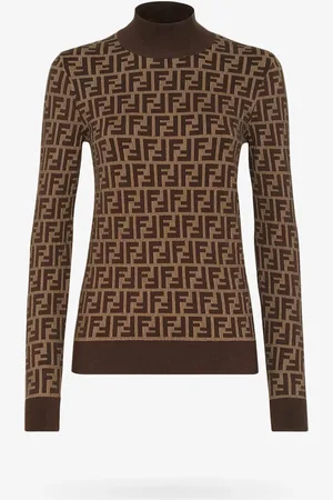 Fendi Maglia in cotone con motivo ff - - gender_Woman
