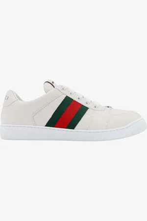 Gucci Sneakers in pelle con banda web laterale - - gender_Man
