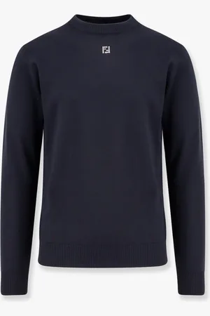 Fendi Maglia in lana con logo ff in metallo - - gender_Man