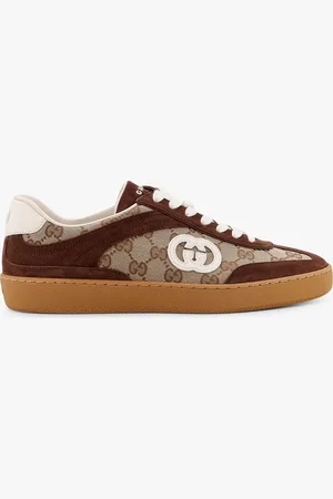 Gucci Sneakers low-top in suede e tessuto GG - - gender_Man