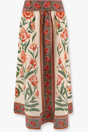 Farm Rio Gonna in cotone con stampa floreale - - gender_Woman