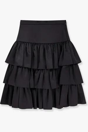 VALENTINO Gonna a balze in raso - - gender_Woman