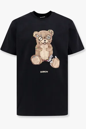 BARROW T-shirt in cotone con logo floccato - - gender_Man