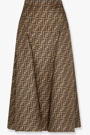 Fendi Gonna in seta ff - - gender_Woman