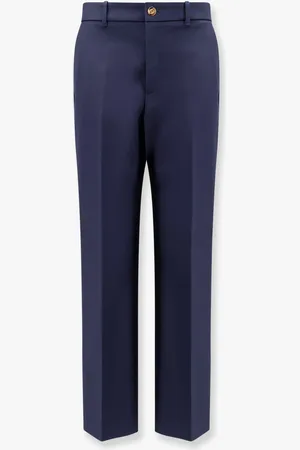 Gucci Pantaloni in cotone con ricamo logo - - gender_Woman