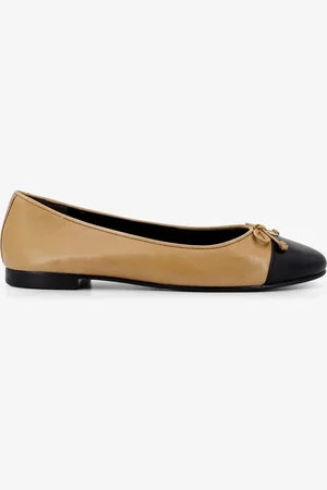 Tory Burch Ballerina in pelle con punta in contrasto - - gender_Woman
