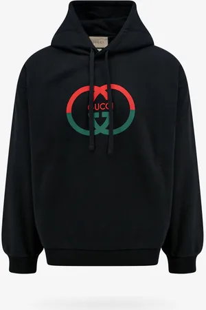 Gucci Felpa in cotone con logo frontale - - gender_Man