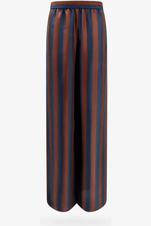 Fendi Pantalone in seta con righe pequin - - gender_Woman