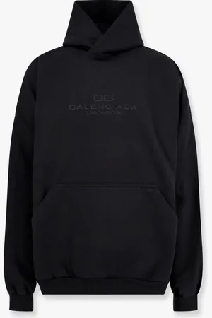 Balenciaga Felpa in cotone con logo ricamato - - gender_Man