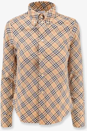 Burberry Camicia traditional check in cotone organico - - gender_Woman