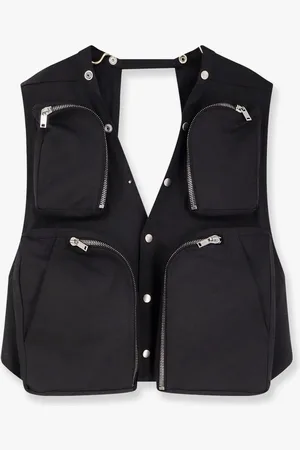 Rick Owens Gilet cargo in cotone organico certificato - - gender_Man