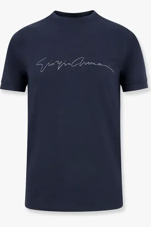 Giorgio Armani T-shirt in eco-viscosa stretch - - gender_Man