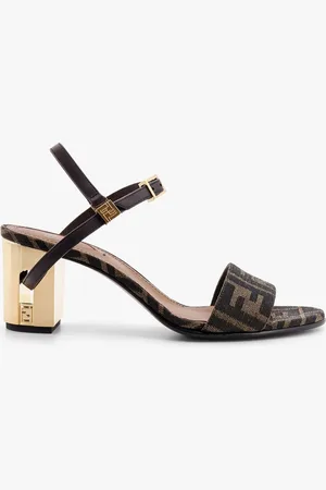 Fendi Sandali delfina in jacquard ff - - gender_Woman