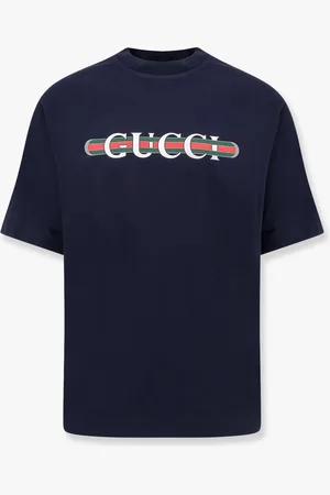 Gucci T-shirt in jersey di cotone con logo lettering - - gender_Man