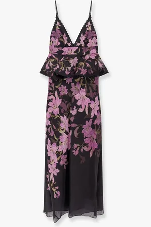 ZIMMERMANN Abito lungo in lino e cotone con stampa floreale - - gender_Woman