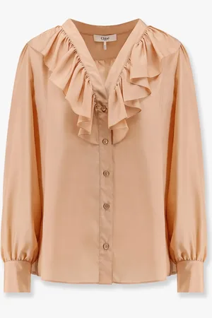 Chloé Camicia in seta con rouches - - gender_Woman