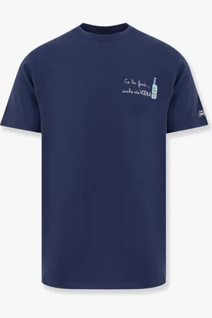 MC2 SAINT BARTH T-shirt in cotone portofino con ricamo sta vodka - - gender_Man