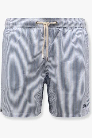 MC2 SAINT BARTH Boxer mare patmos in nylon con stampa seersucker stripes - - gender_Man