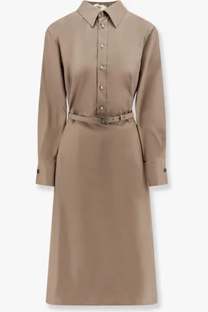 Fendi Vestito chemisier in cotone e seta - - gender_Woman