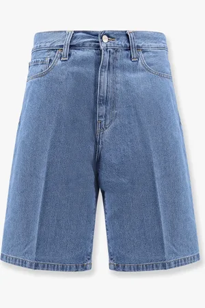 Carhartt Bermuda Landon in denim con patch Logo - - gender_Man