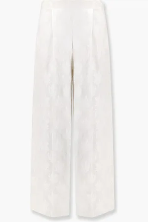 Fendi Pantalone in seta jacquard con motivo floreale - - gender_Woman