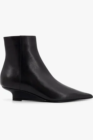 Totême Stivaletti in pelle con tacco wedge - - gender_Woman