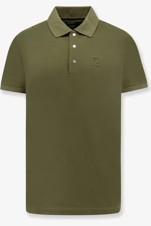 Fendi Maglia polo con logo ff in rilievo - - gender_Man
