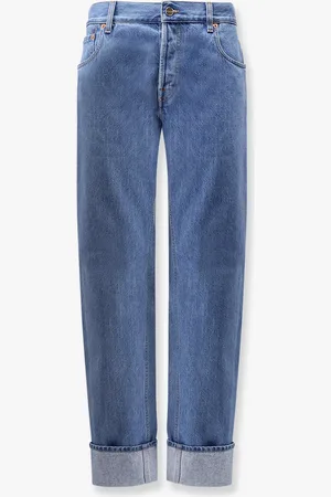 Gucci Jeans con risvolto e dettaglio Web - - gender_Man
