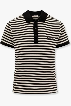 Moncler Maglia polo in cotone a righe - - gender_Woman