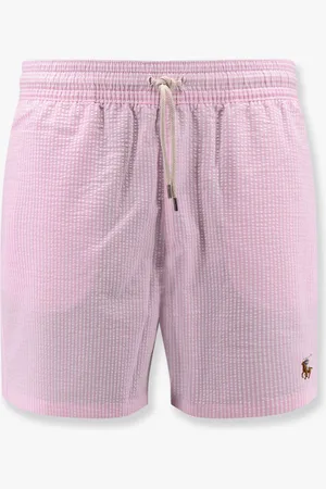 Ralph Lauren Boxer mare in misto cotone a righe con ricamo logo - - gender_Man